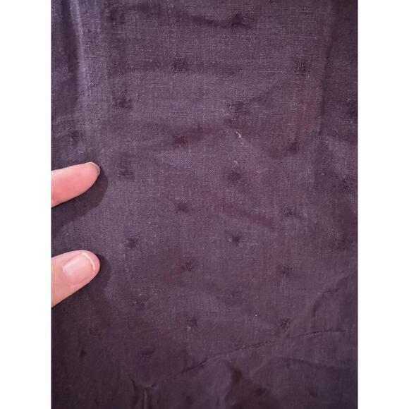 Draped 100% Linen Belted Dress Medium Lagenlook Artsy Designer 7115 By Szeki NY - Picture 2 of 13